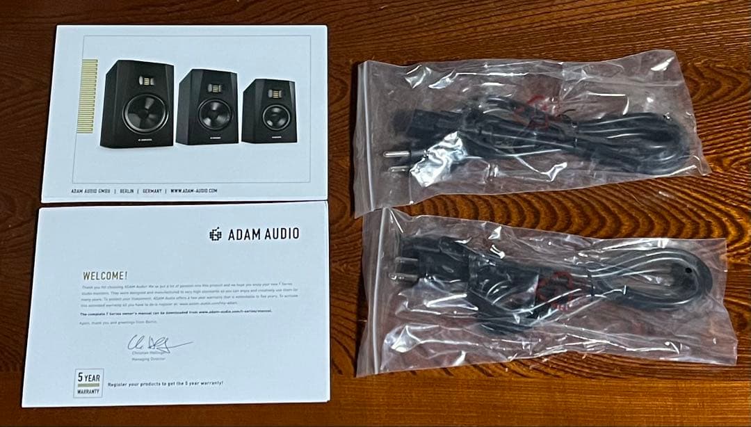 ADAM AUDIO T5V スタジオモニター ペア