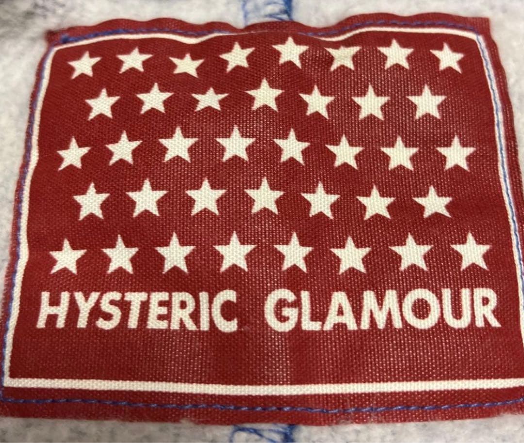 HYSTERIC GLAMOUR ジップアップ ブルー/グレー