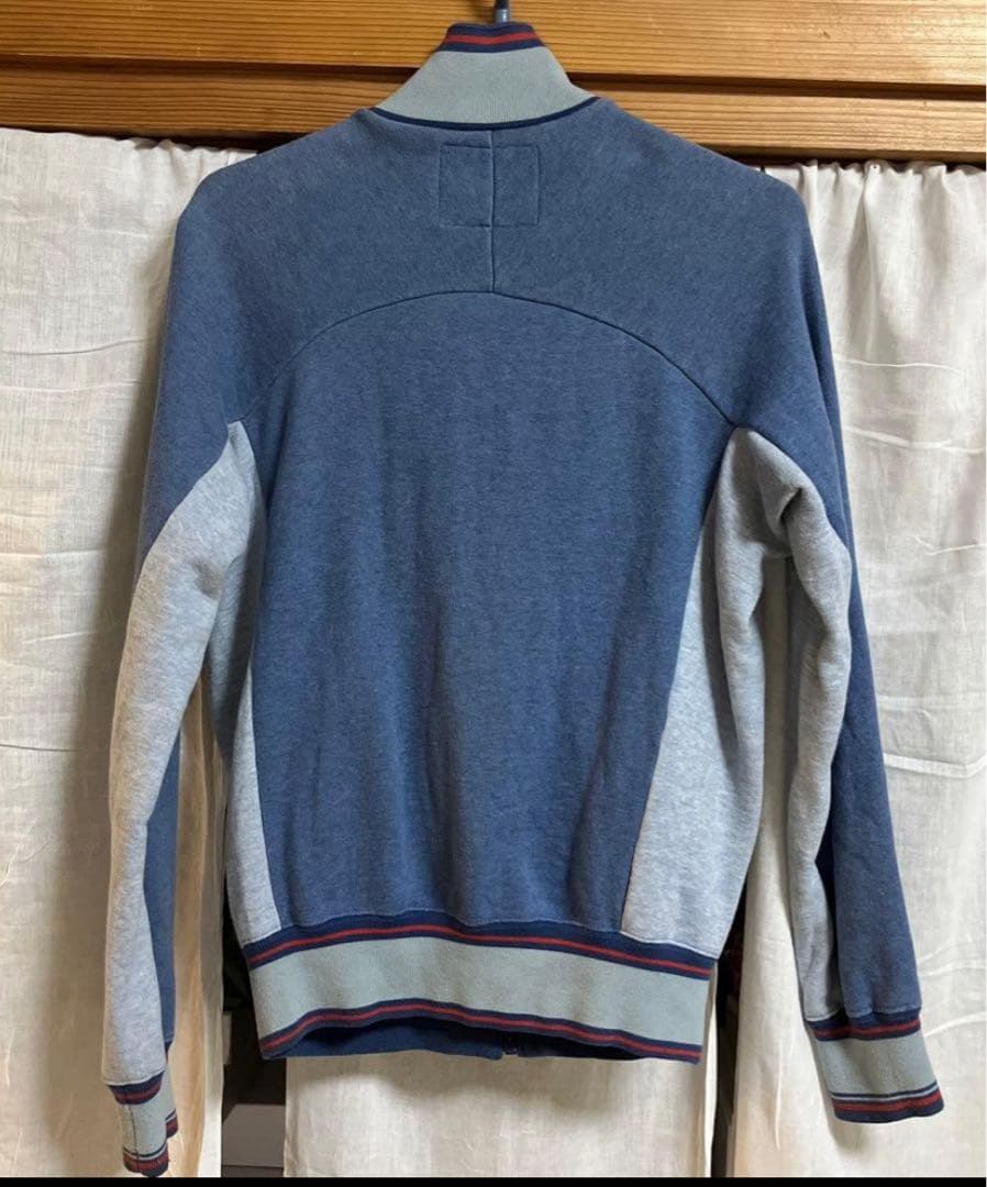 HYSTERIC GLAMOUR ジップアップ ブルー/グレー