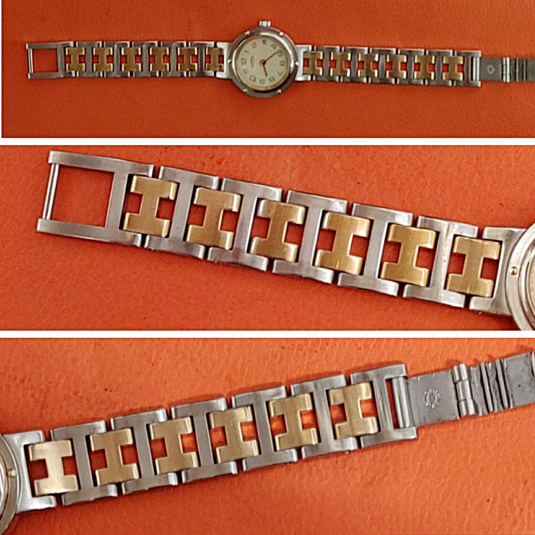 エルメス時計/極極極美品クリッパー/新品回路電池新品仕上げ正常稼働品/レディース