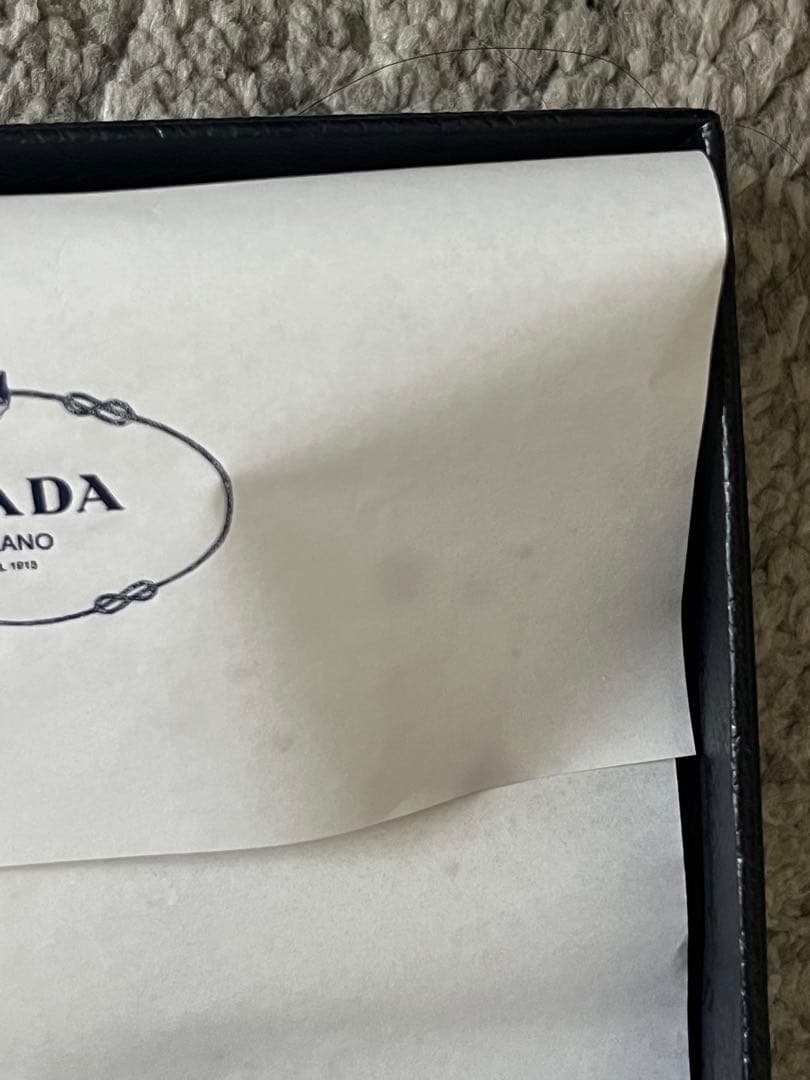 【美品】正規品Prada プラダ　カードケース　チェーン付き