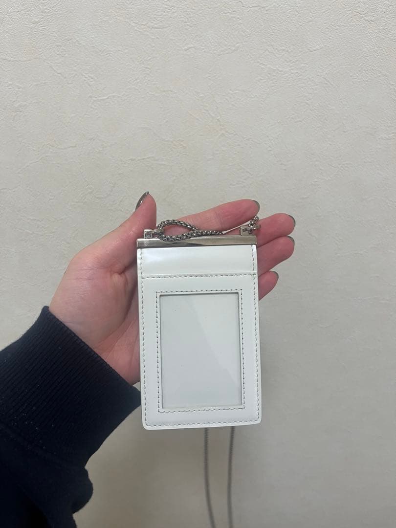 【美品】正規品Prada プラダ　カードケース　チェーン付き