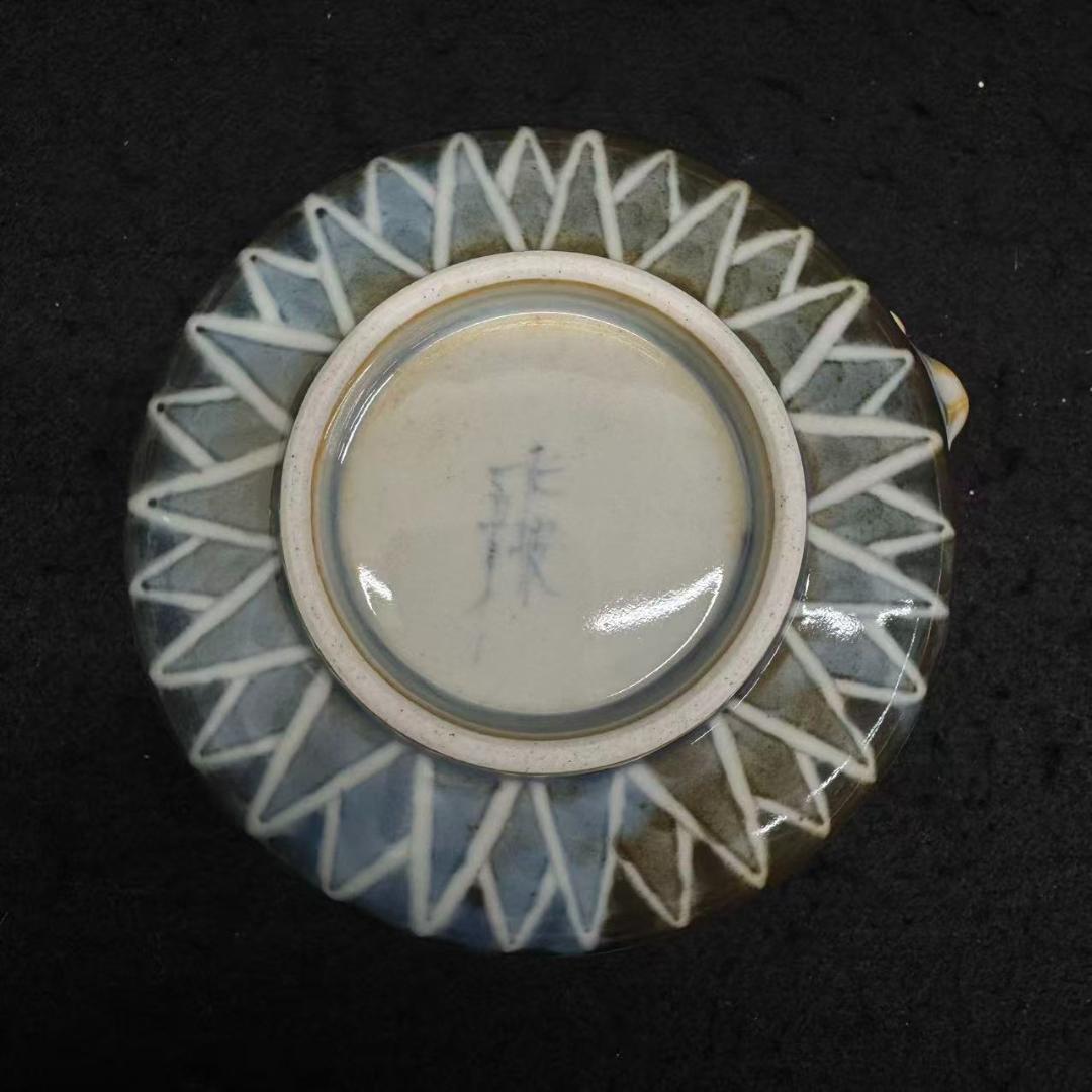 有田焼 佐藤走波 染錦 菊絵 小鉢　5客