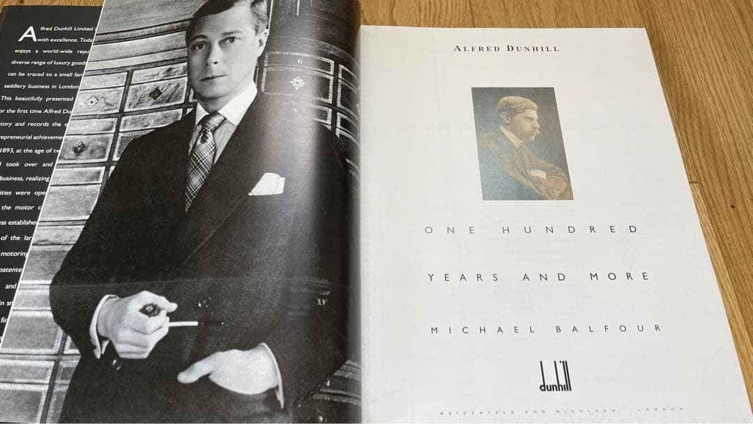 洋書 ALFRED DUNHILL ONE HUNDRED YEARS ANDMORE