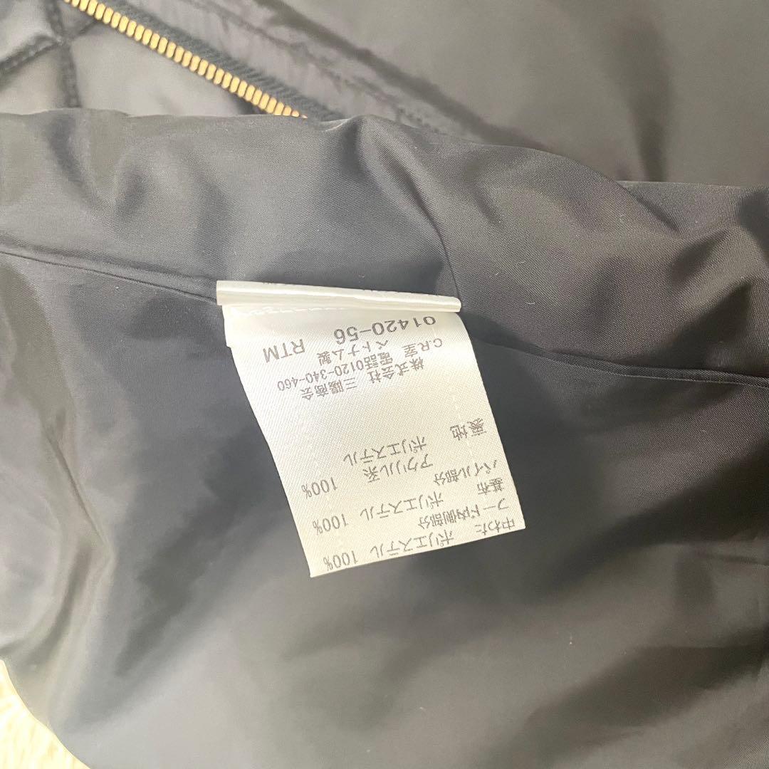 ブラックレーベルクレストブリッジ　美品　チェック　羊毛混　ファー　ライナー付き