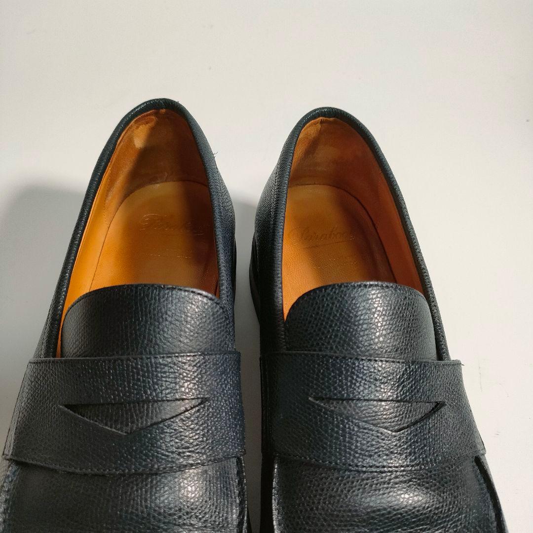 Paraboot アドニス ADONIS シボ革 箱付 ネイビー 8