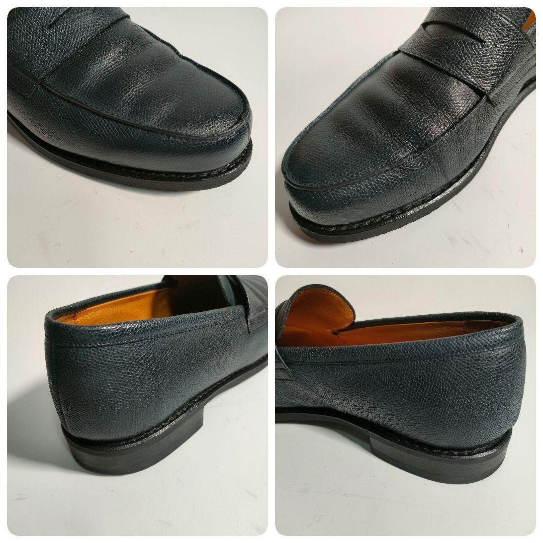 Paraboot アドニス ADONIS シボ革 箱付 ネイビー 8