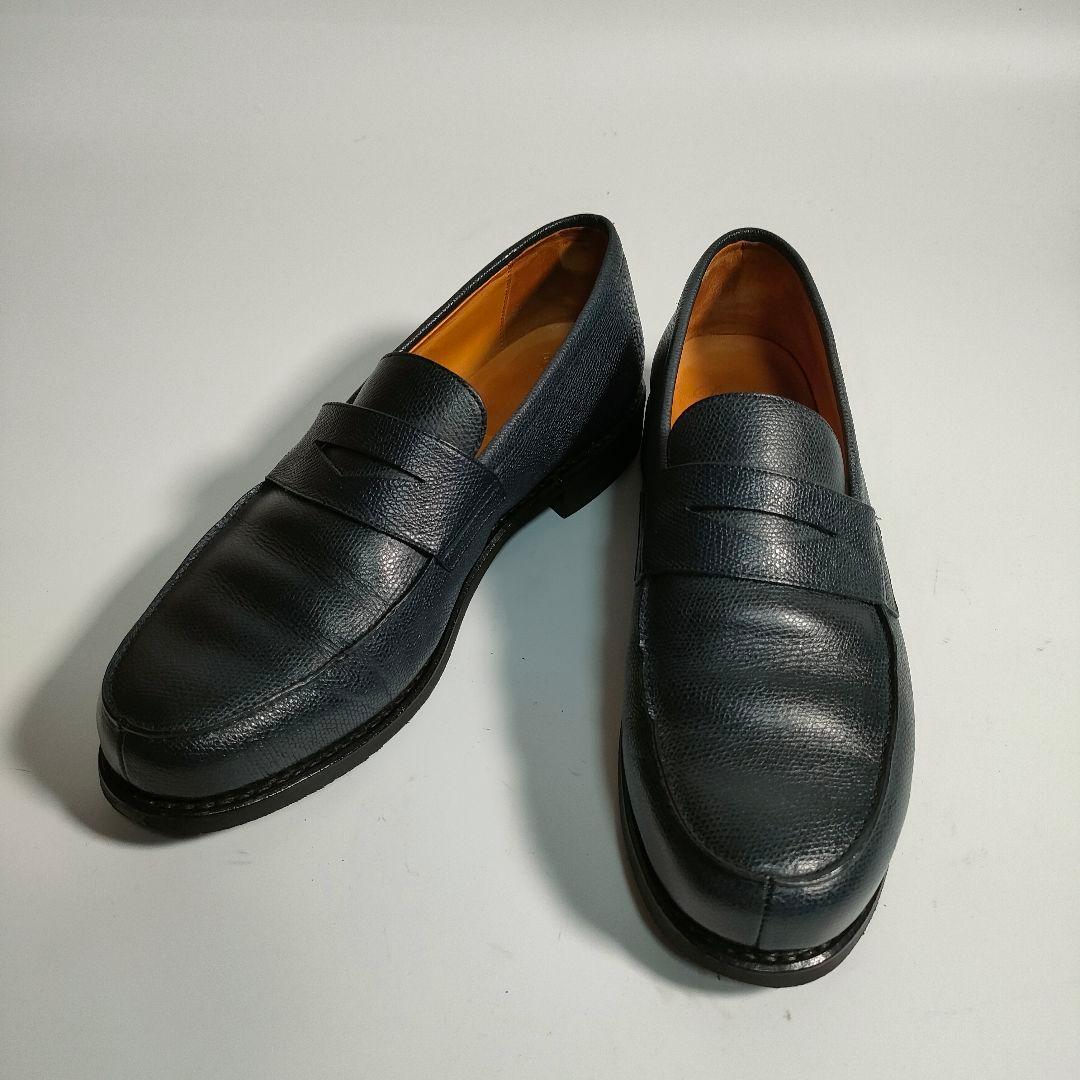 Paraboot アドニス ADONIS シボ革 箱付 ネイビー 8