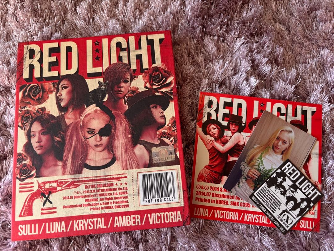 f(x) RED LIGHT サイン入り 3rdアルバム