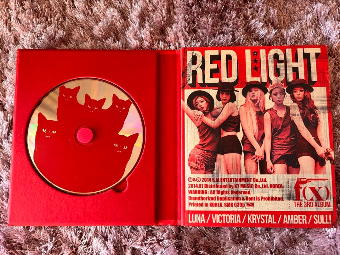 f(x) RED LIGHT サイン入り 3rdアルバム