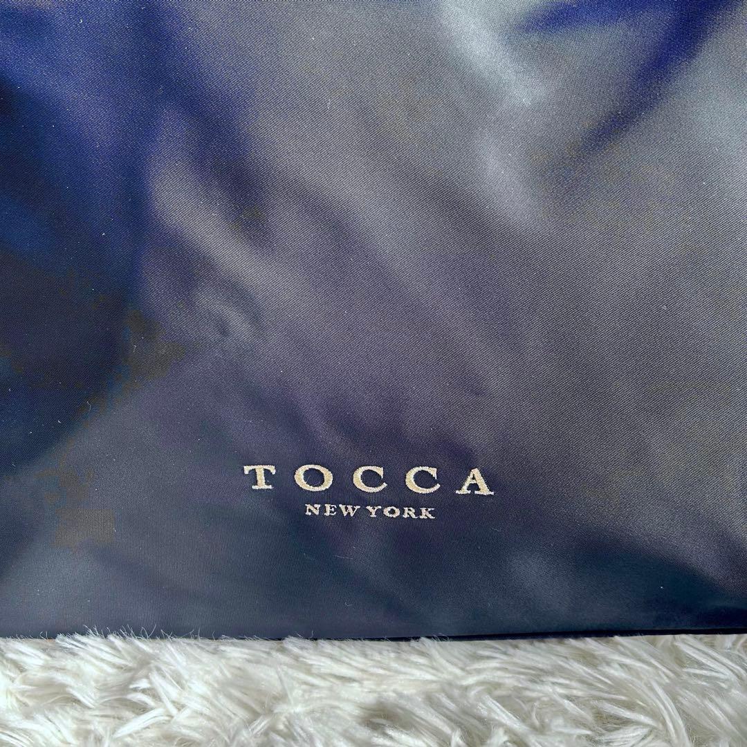 未使用　トッカ　完売品 DUAL RIBBON NYLON TOTEトートL 紺