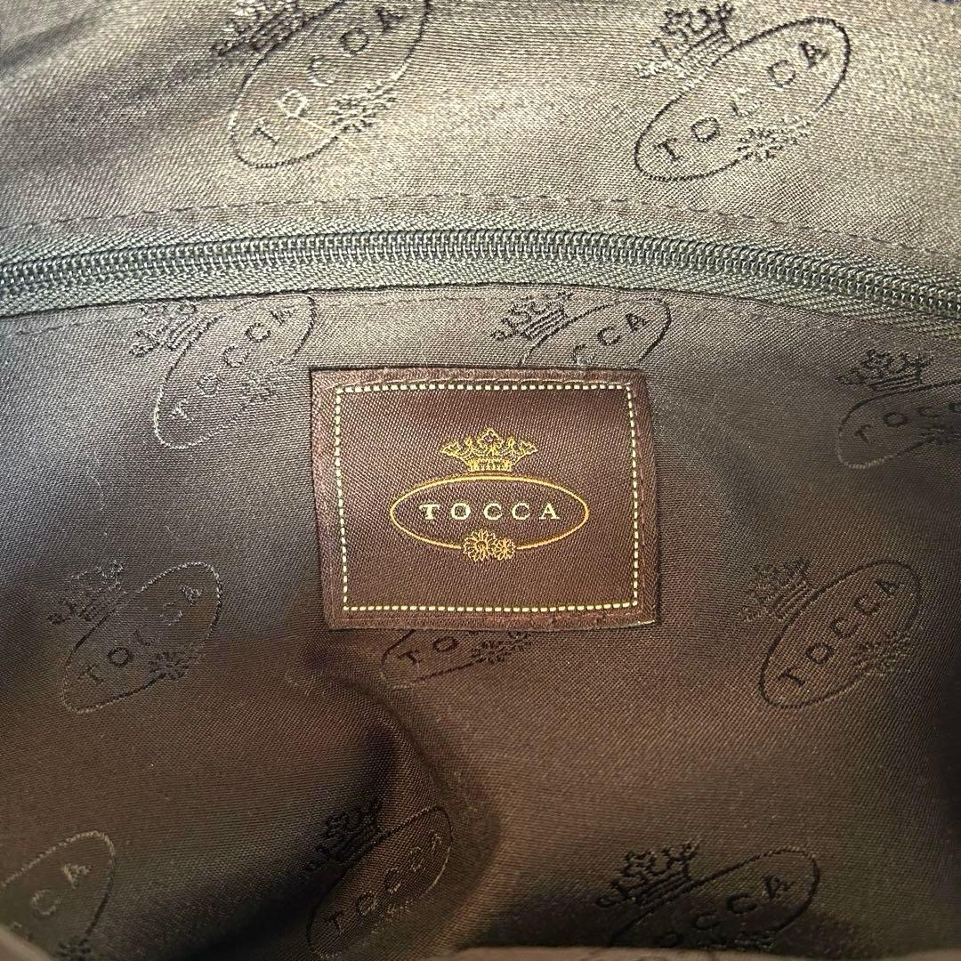 未使用　トッカ　完売品 DUAL RIBBON NYLON TOTEトートL 紺