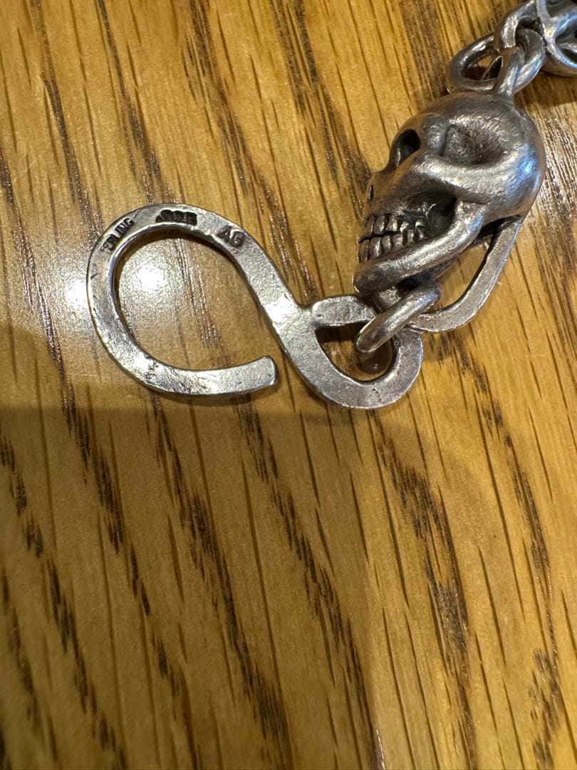 A&Gウォレットチェーン　スカルデザイン ウォレットチェーン