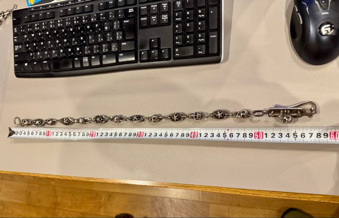 A&Gウォレットチェーン　スカルデザイン ウォレットチェーン