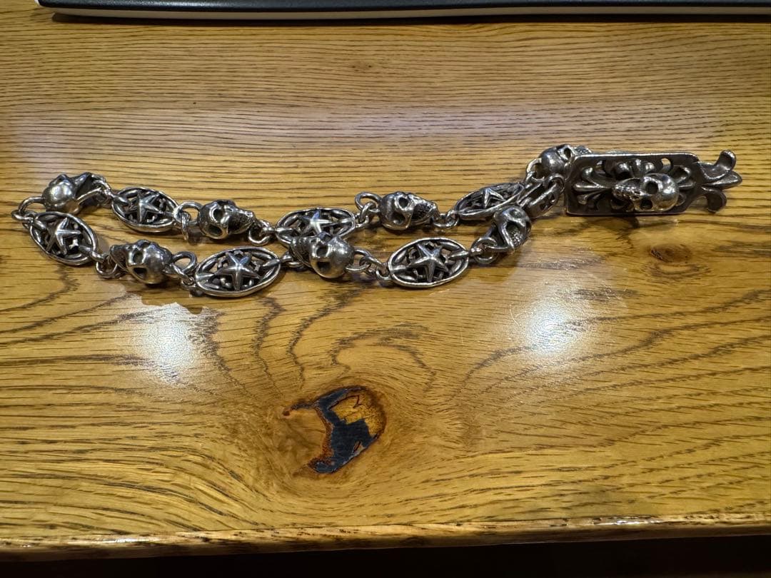 A&Gウォレットチェーン　スカルデザイン ウォレットチェーン
