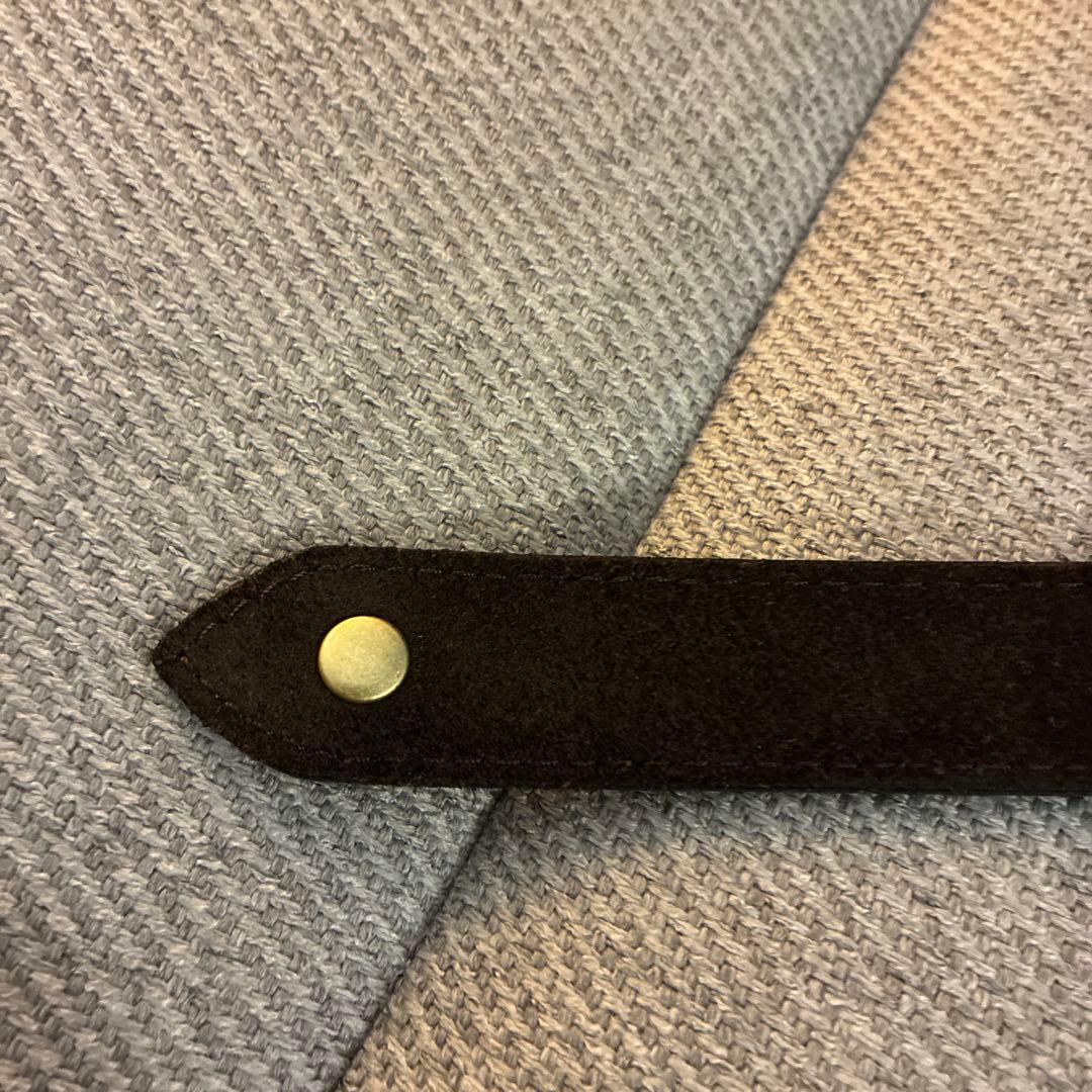 KAJA カジャ リバーシブル スエード スクエア リング ベルト