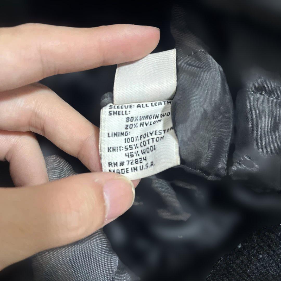 UNDEFEATED スタジャン XL フルデコ　袖レザー