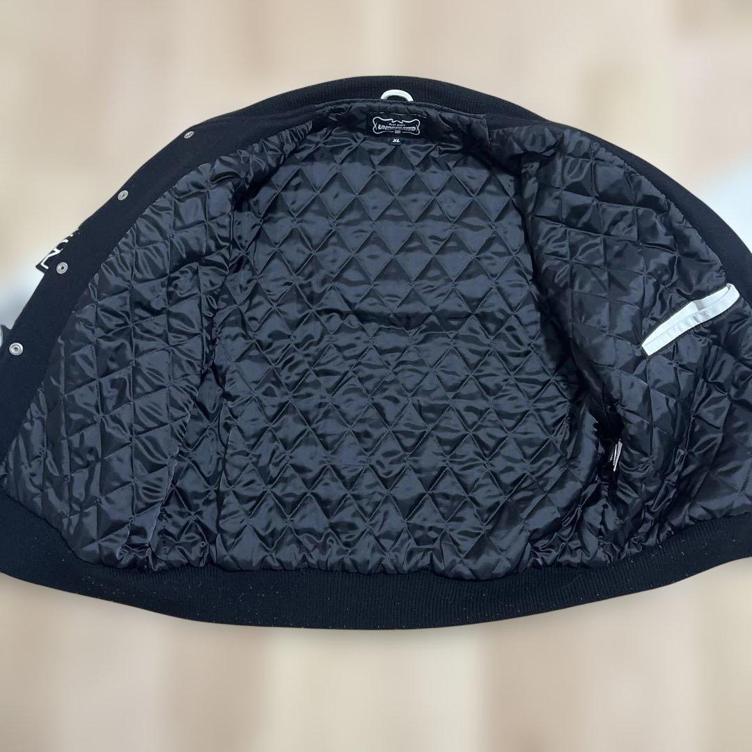 UNDEFEATED スタジャン XL フルデコ　袖レザー