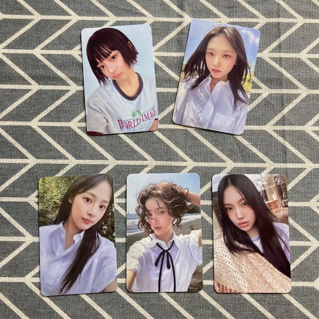 NewJeans  how sweet 当選 全員5枚 1週目 サノク トレカ