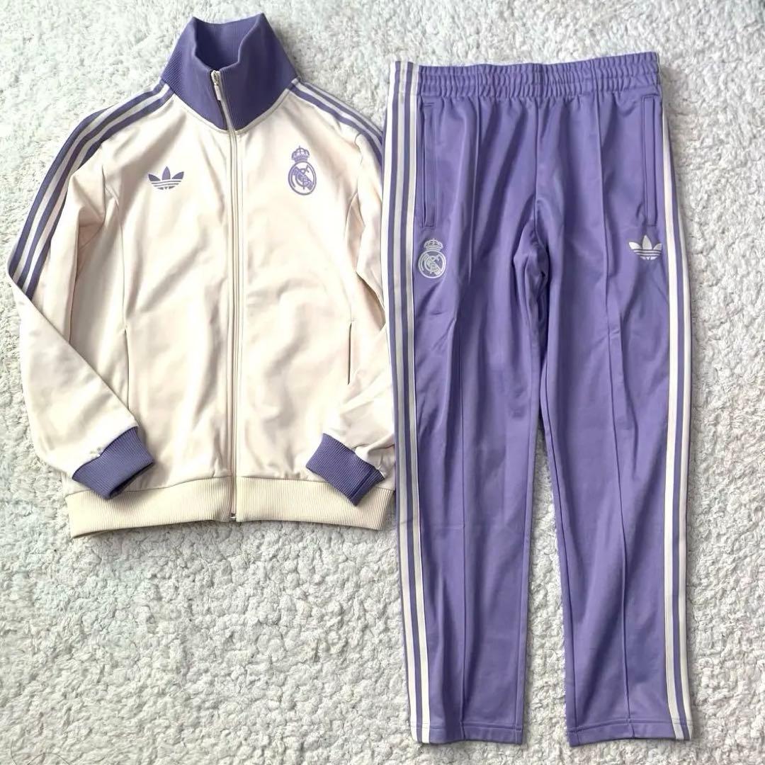 大きいサイズ アディダス レアルマドリード ジャージ トラック セットアップ