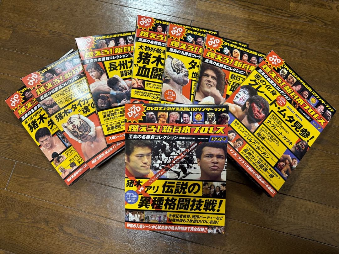 最終値下げ！燃えろ新日本プロレスvol 1 〜48購入特典の猪木vsアリ戦付き