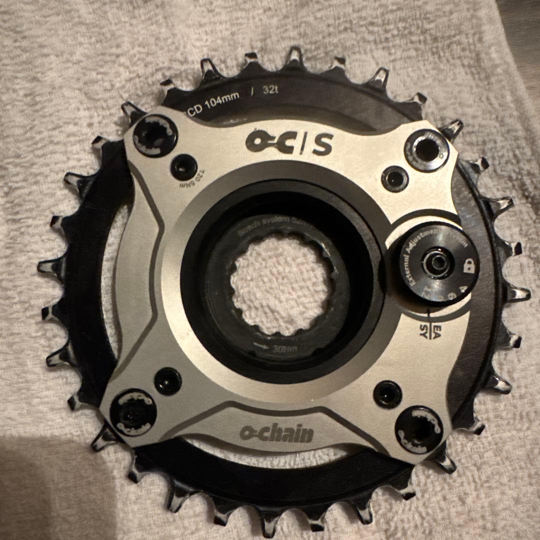 OchainsBOSCH eMTB用 調整ダイヤル付 廃盤 クランク付32T美品