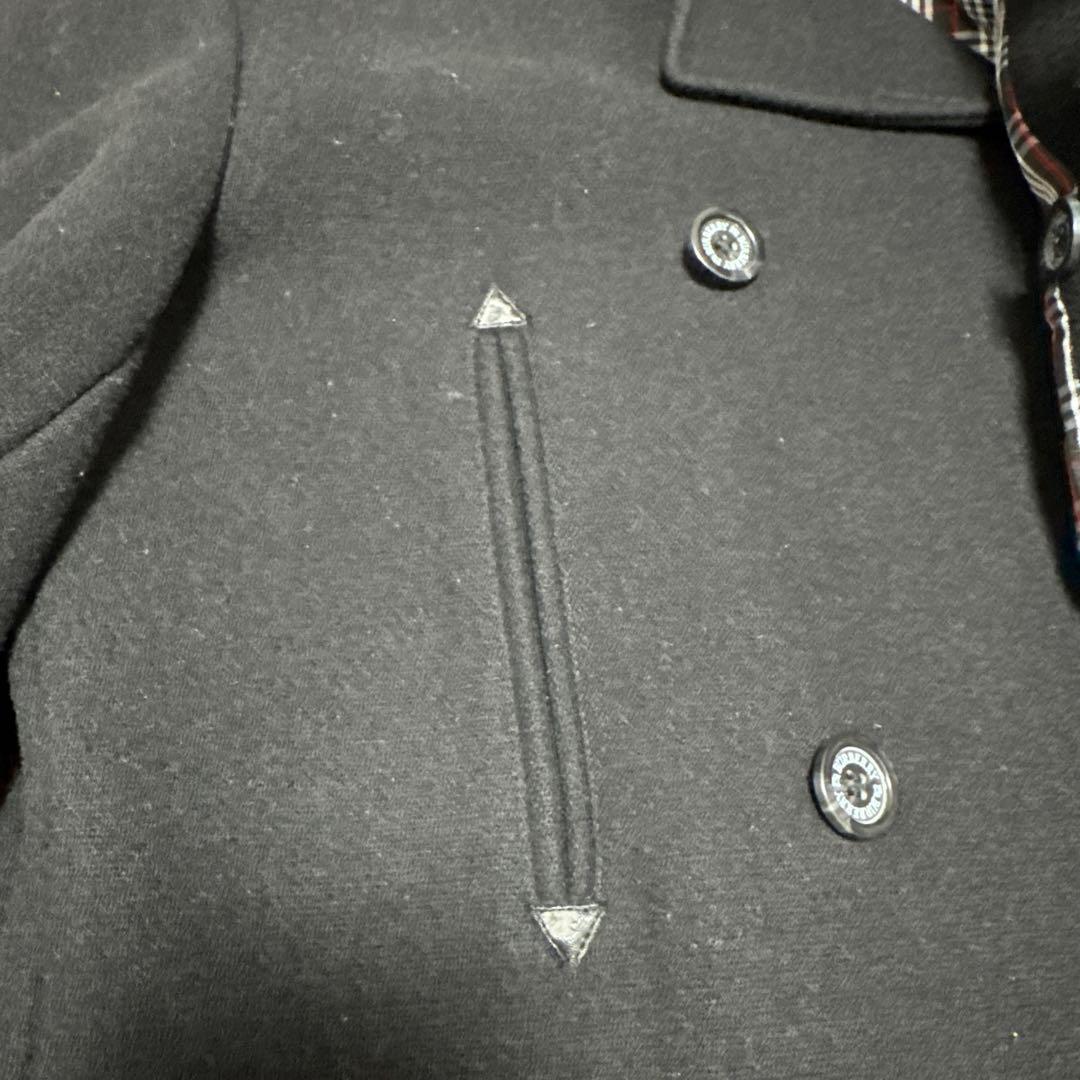 Burberry ブラックレーベルピーコート 黒