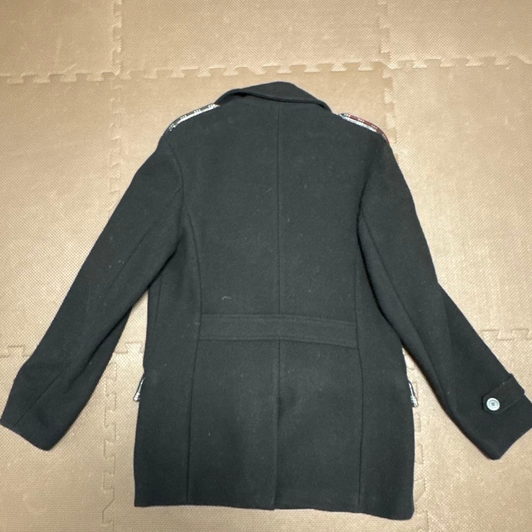 Burberry ブラックレーベルピーコート 黒
