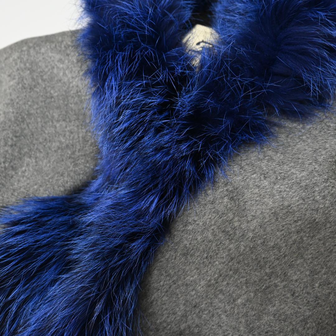 48080★年 ZELE-PARIS ゼルパリ ケープ ポンチョ コート*