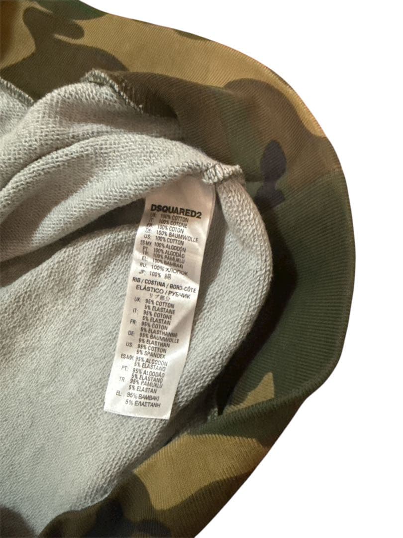 DSQUARED2カモフラージュICON パーカー*スウェットワンピース*14Y