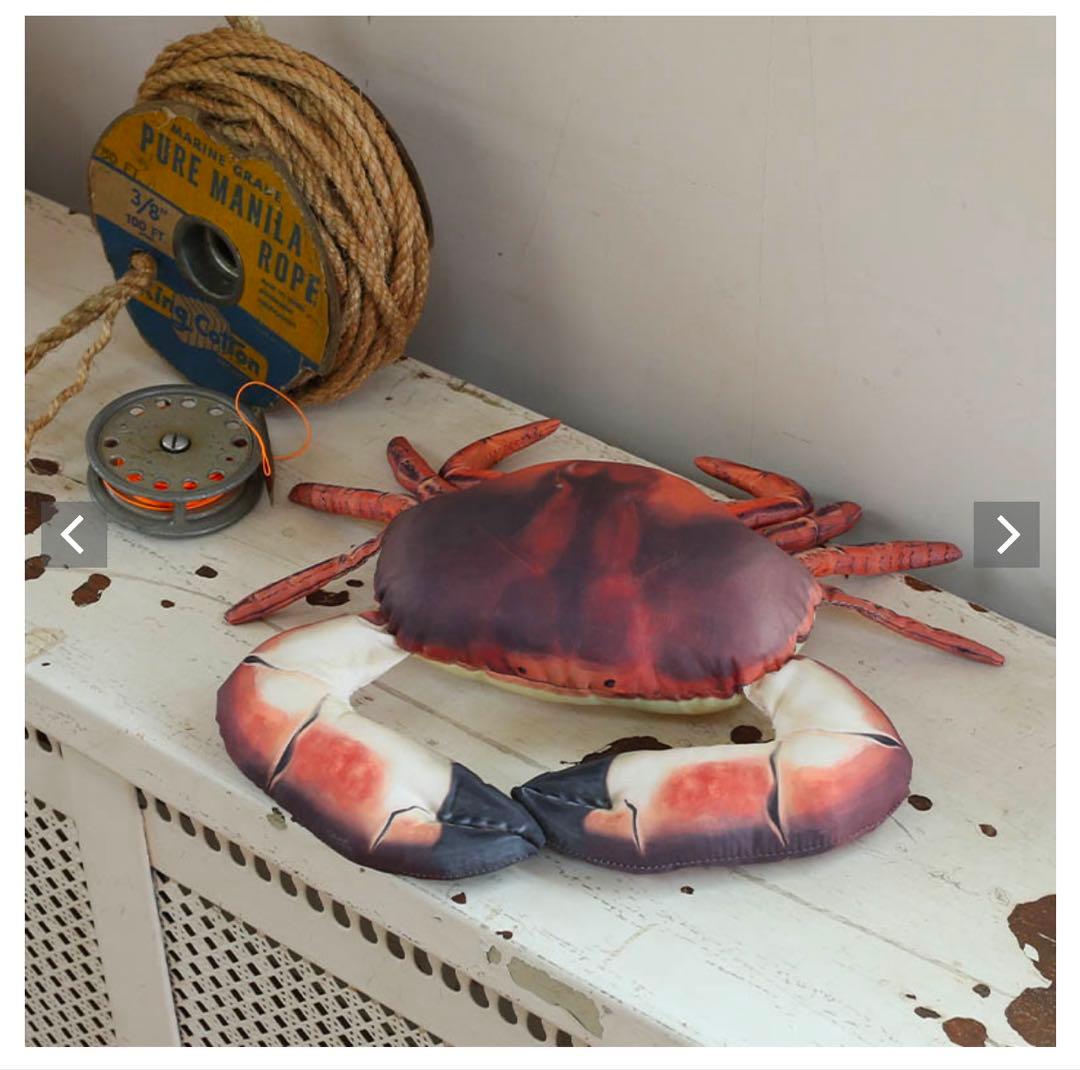 新品未開封　dulton クッション　セット　魚・蟹