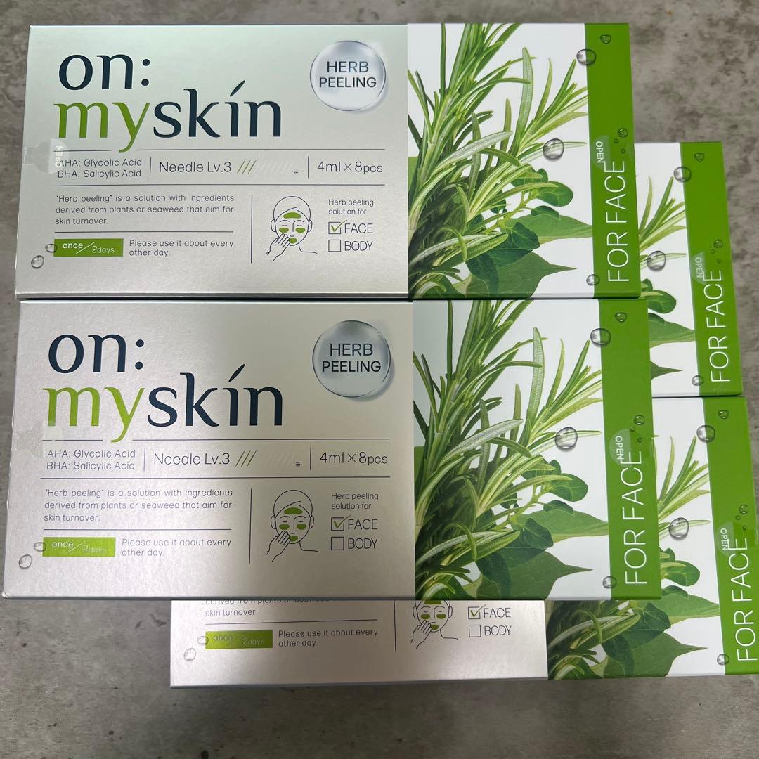 on: my skin Needle Lv.3 4ml x 8pcs 4セット