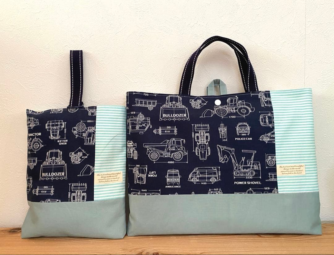 リクエスト品　ハンドメイド　入園入学準備　8点セット　デザインスケッチ