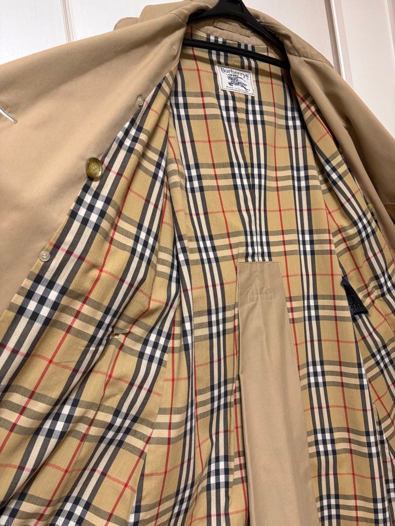 【美品】Burberry バーバリー　ロングトレンチコート