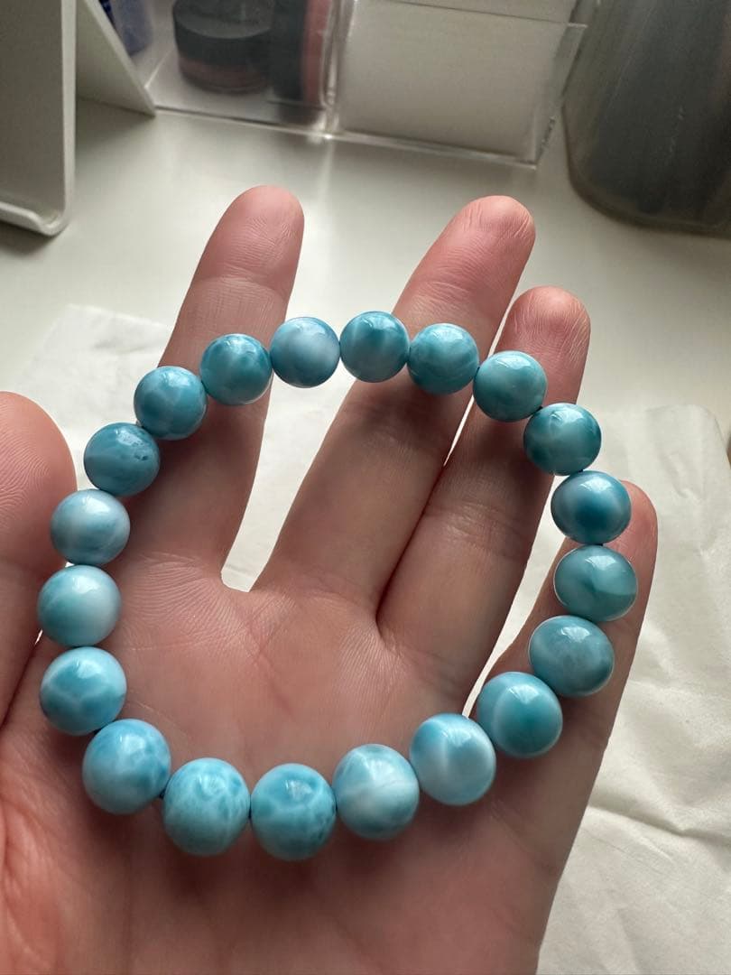 ラリマー　ブレスレット9mm