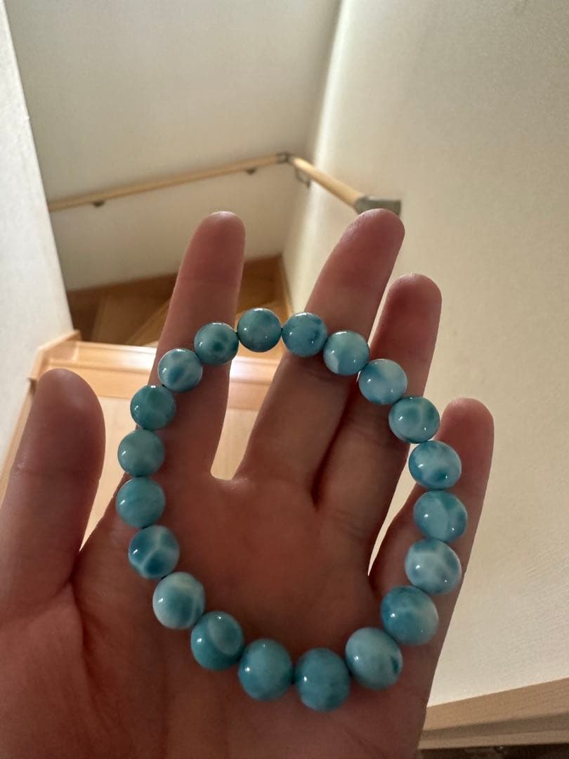 ラリマー　ブレスレット9mm