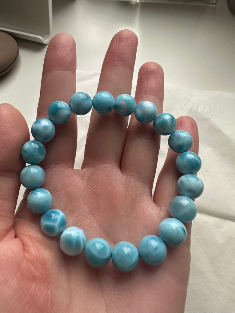 ラリマー　ブレスレット9mm