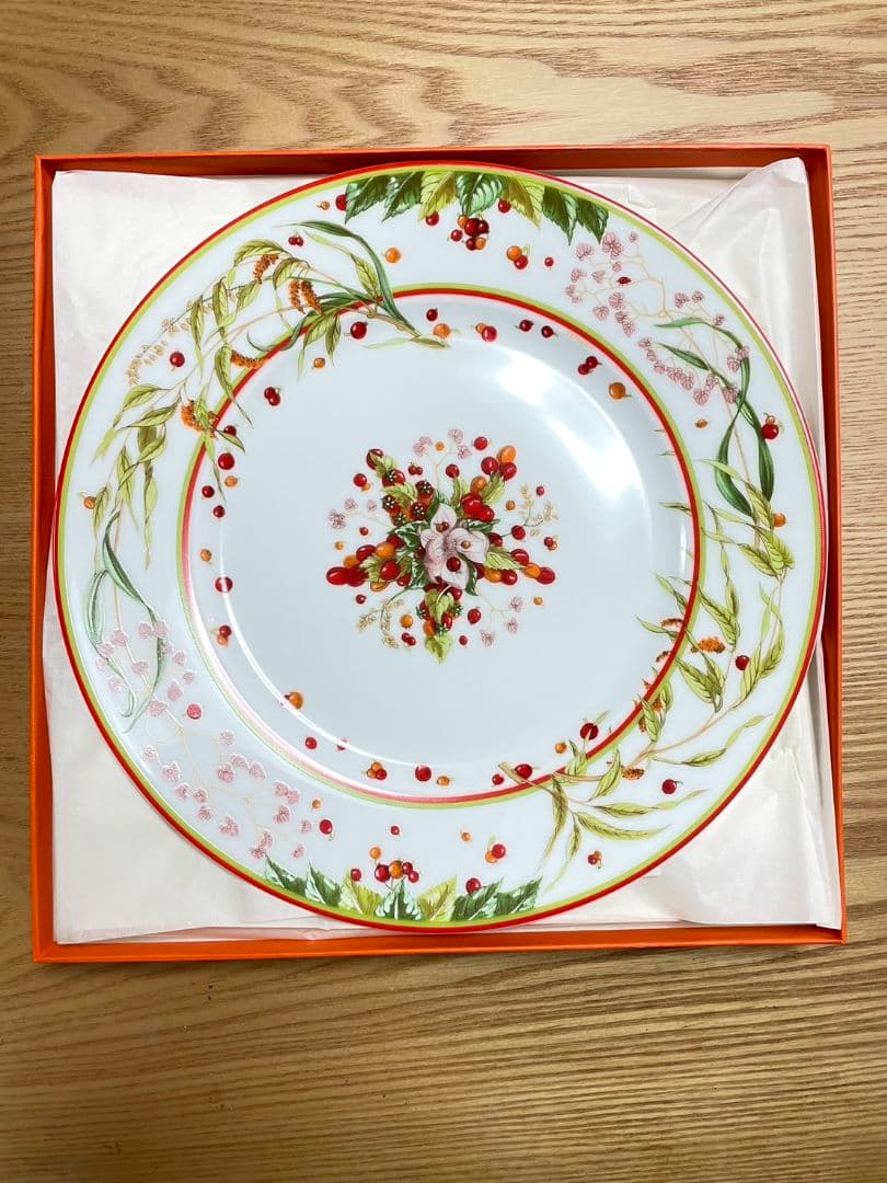 エルメス　ピタゴラスの庭　ディナープレート27.5cm 未使用品 箱付き