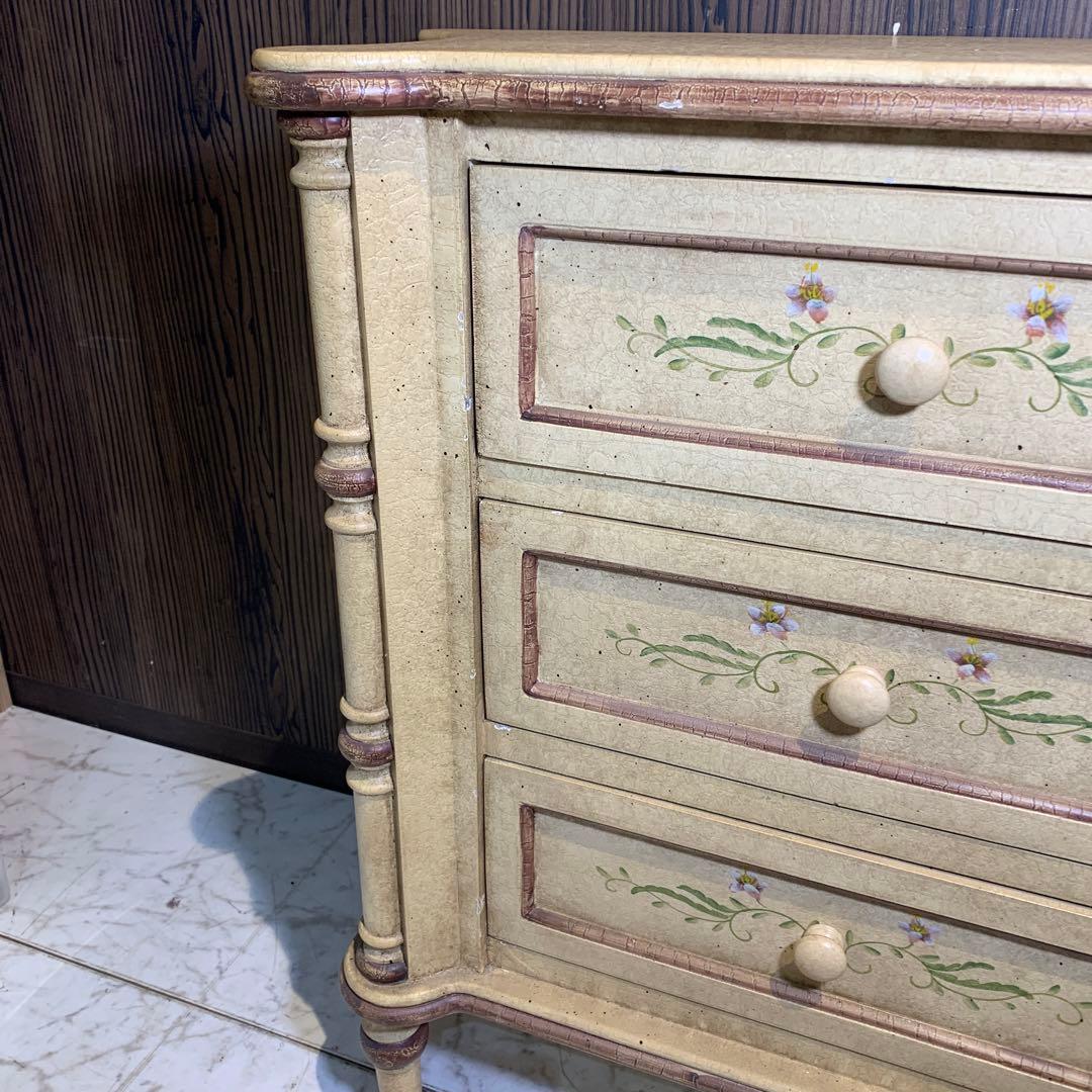 アンティーク　キャビネット　チェスト　ロココ調