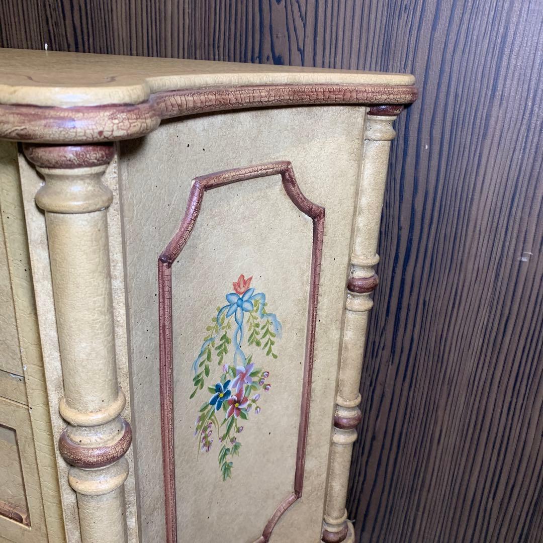 アンティーク　キャビネット　チェスト　ロココ調