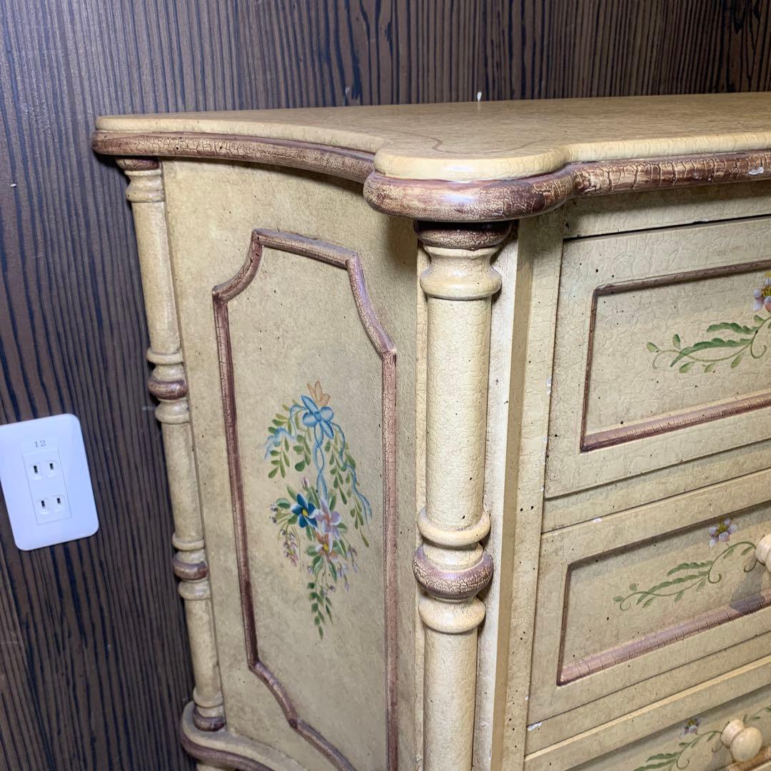 アンティーク　キャビネット　チェスト　ロココ調