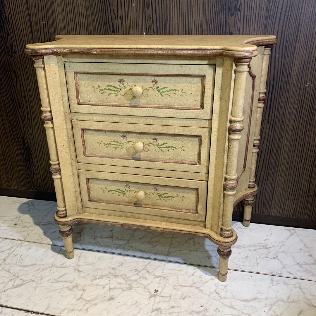 アンティーク　キャビネット　チェスト　ロココ調