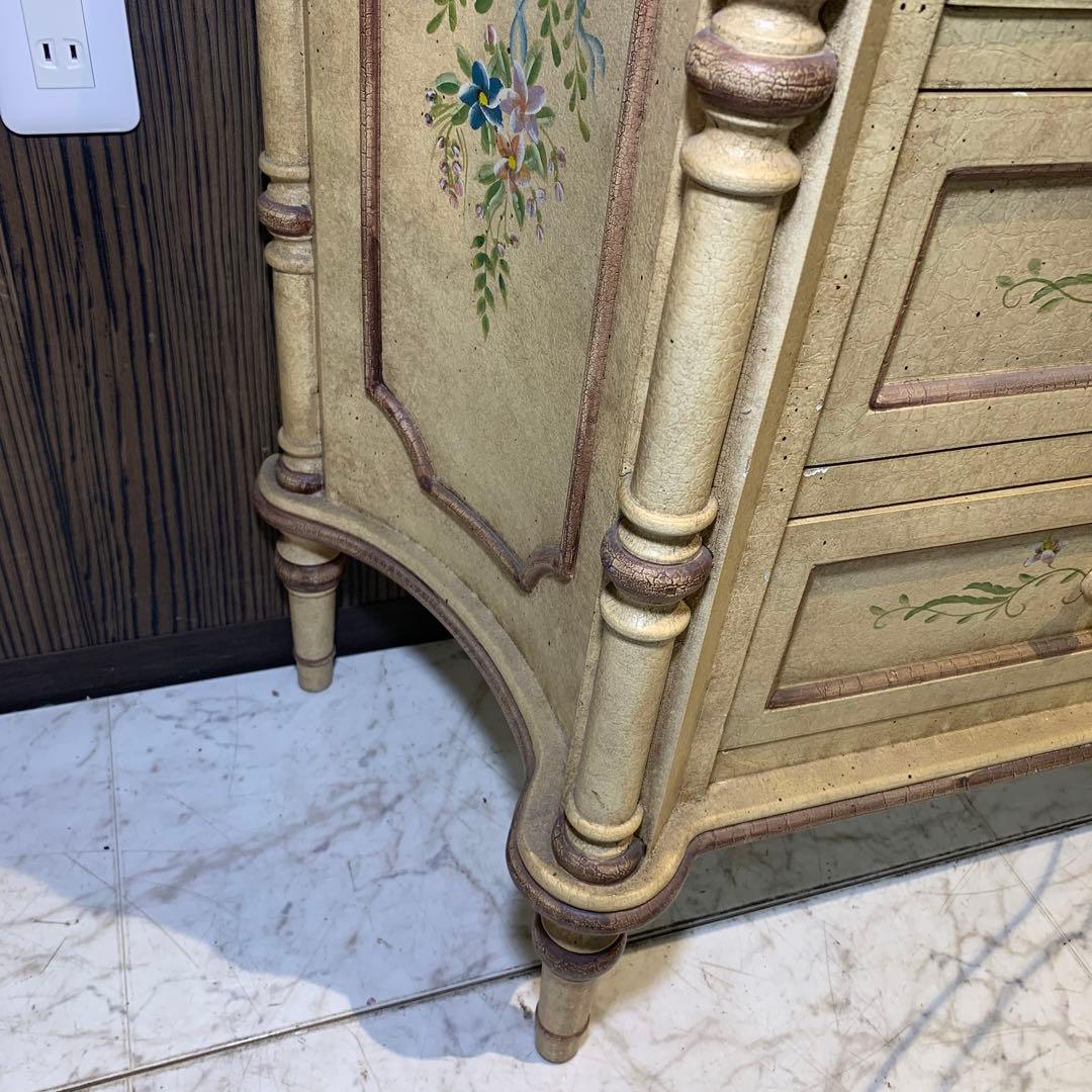 アンティーク　キャビネット　チェスト　ロココ調