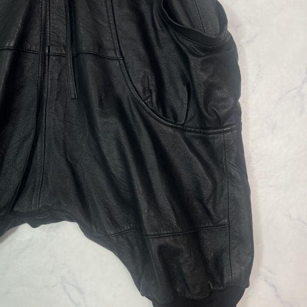 WORCA 本革サルエルレザーパンツ メンズ XL 大きいサイズ B1172