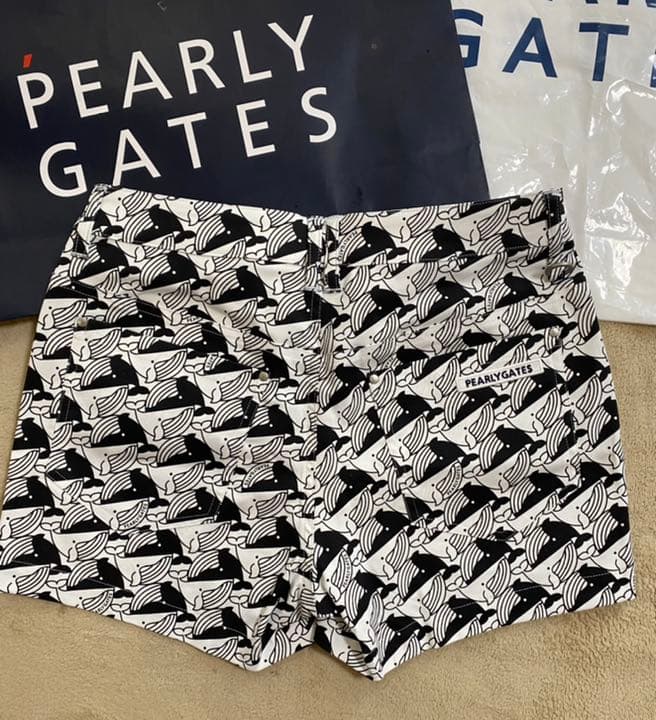 ※値下げ中　完売パーリーゲイツショートパン ツくじらプリントレディースサイズ1