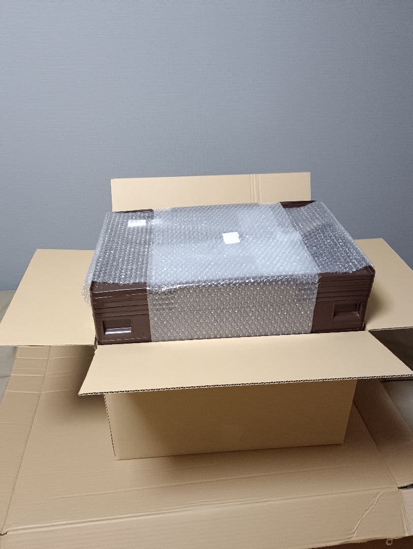 中古③　5個セット　折りたたみコンテナ　50L 長辺扉付　蓋あり