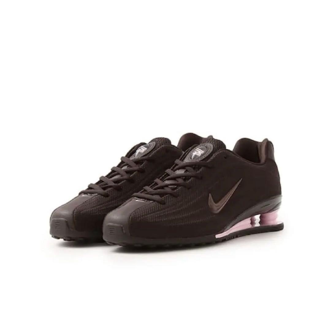靴 26 NIKE W SHOXZ VELVET BROWN CHOCOLATE