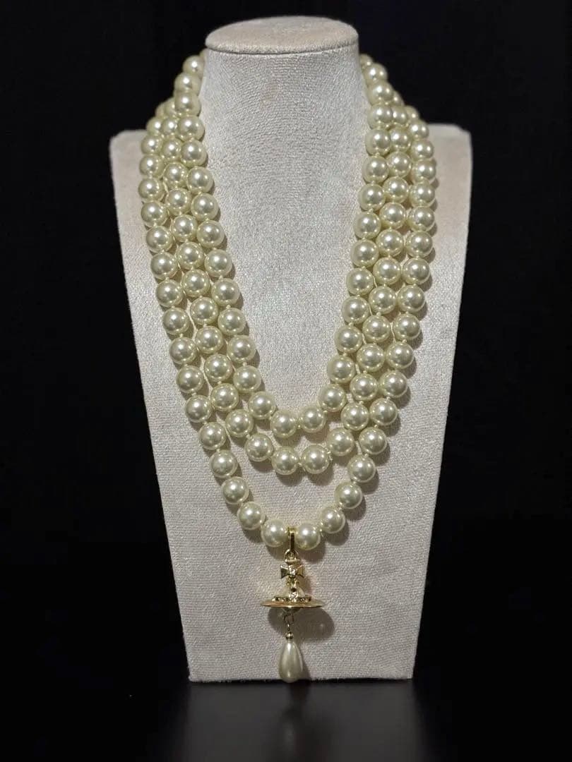 Vivienne Westwood パール ドロップ ネックレス　ゴールド