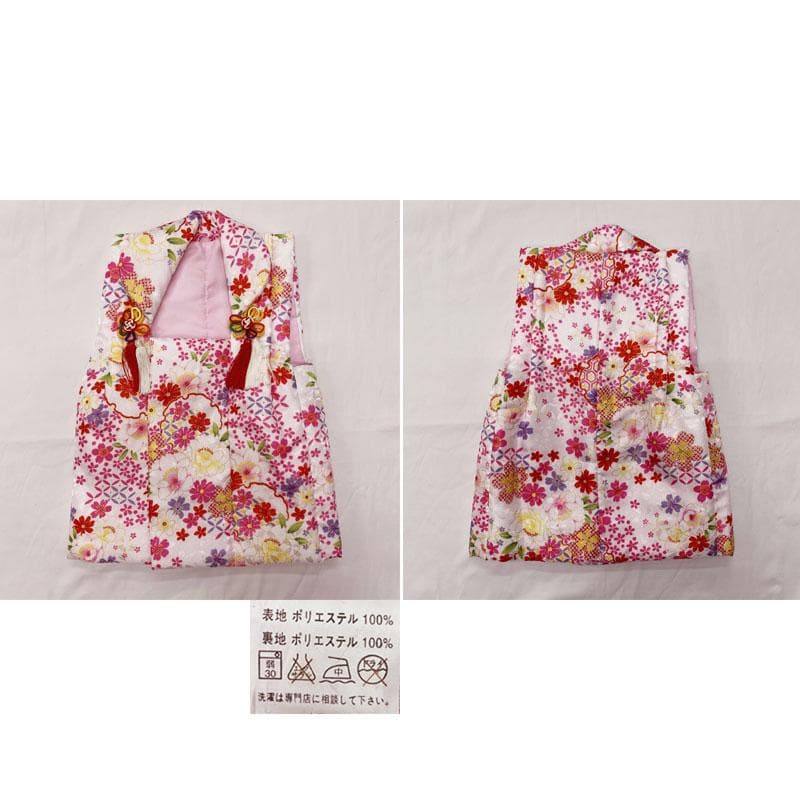 506ag42◎七五三 三歳 女児 着物&被布&長襦袢&小物 フルセット◎美品