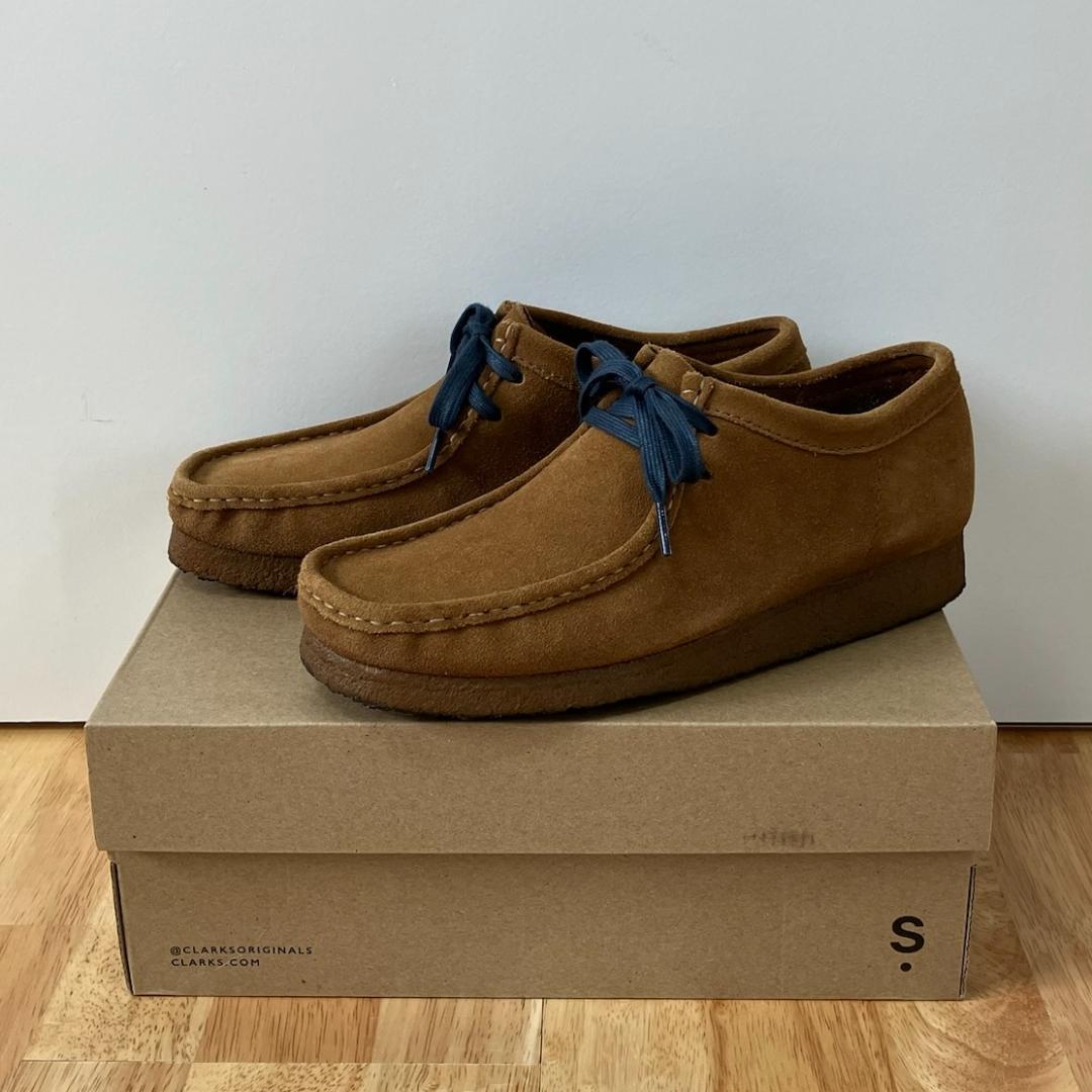 靴 UK8 Clarks Originals Wallabee Cola 26cm